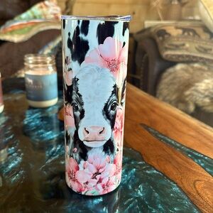 Zone grace stainless steel skinny cow tumbler